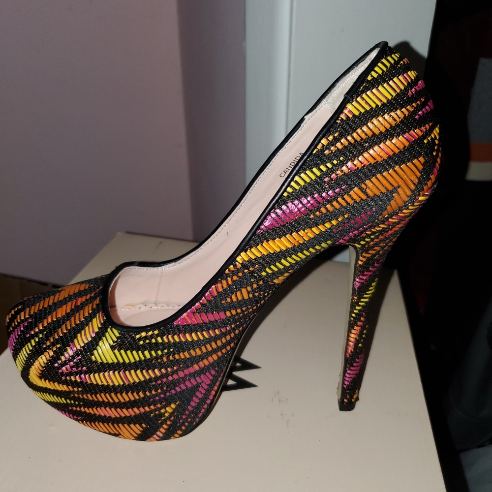 MultiColor High Heel Shoes